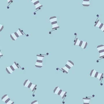 Seamless pattern brown mill coffee grinder manual cartoon vector Stock Illustration