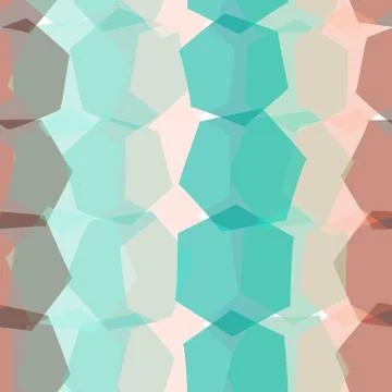 Seamless pattern. brown orange pink blue beige print, Geo ethnic hipster back Stock Illustration