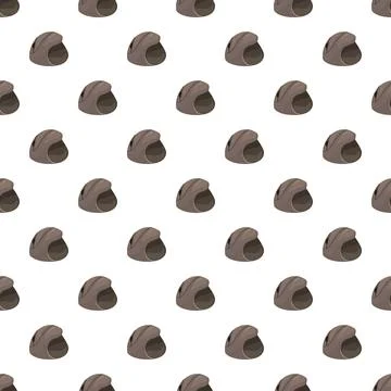 Seamless pattern with brown wallet accessory design Illustrazione stock