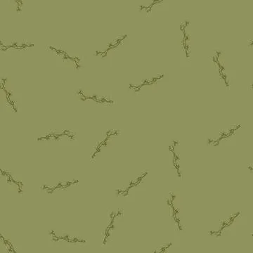Seamless pattern brunch olive border divider cartoon vector Stockillustratie