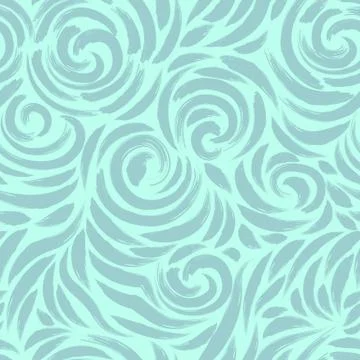 Seamless pattern of brush strokes on a marine background. Blank for design of Illustration