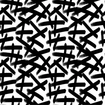 Seamless pattern Brushstrokes, stripes, random. Abstract, backdrop backdrop.  Stock Illustration