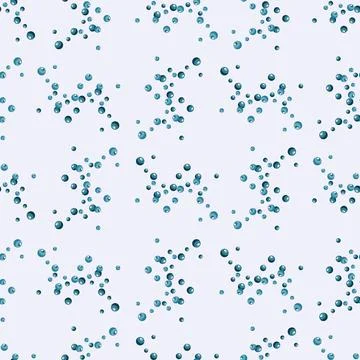 Seamless pattern bubbles on light gray background. Dark flat texture of soap  Stockillustratie