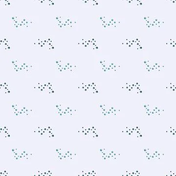 Seamless pattern bubbles on light gray background. Abstract texture of soap f Stockillustratie