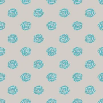 Seamless pattern Bud roses Illustrazione stock