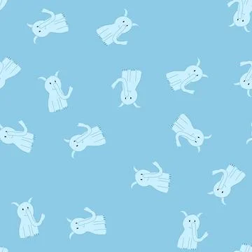 Seamless pattern building stuffed animal toy cartoon vector Stock Illustration