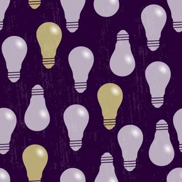 Seamless pattern. The bulbs light Stock-Illustration