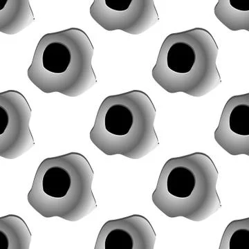 Seamless pattern with bullet holes Stockillustratie