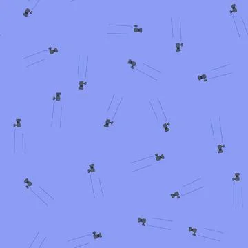 Seamless pattern buoyancy diving cylinder cartoon vector Illustrazione stock