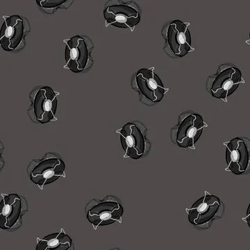 Seamless pattern burner stove camp cartoon vector Stock Illustration