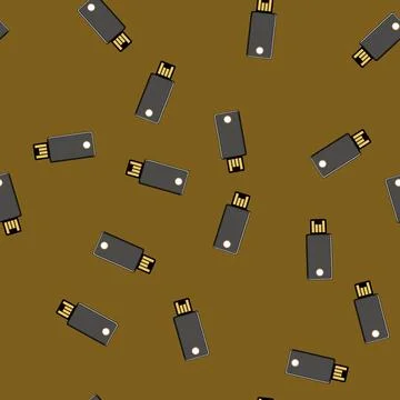 Seamless pattern business crypto wallet cartoon vector Stock Illustration
