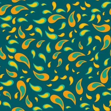 Seamless  pattern buta for fabric Stock Illustration