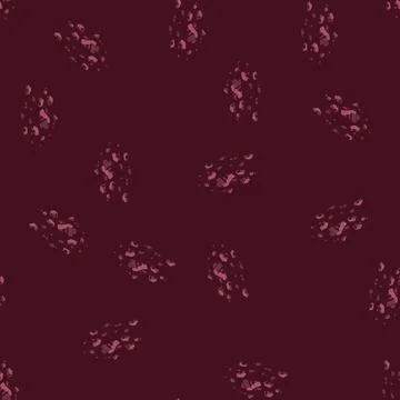 Seamless pattern butter cookie crumb cartoon vector 库存插图