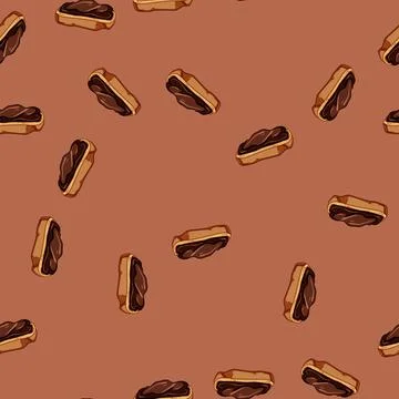 Seamless pattern butter toast jam cartoon vector Ilustración de archivo