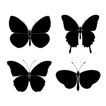 Seamless pattern with butterflies. Stock Illustration