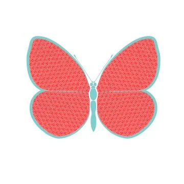 Seamless pattern with butterflies. Stock Illustration