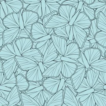 Seamless pattern with butterfly texture background Stock Illustration