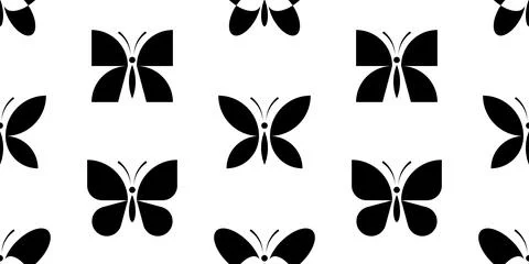 Seamless pattern with Butterflys Stock Illustration
