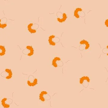 Seamless pattern buzzcut hairstyles for men cartoon vector イラスト素材
