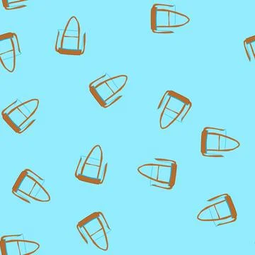 Seamless pattern cabin carry on bag cartoon vector Stockillustratie