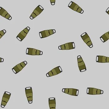 Seamless pattern cabin trolley bag cartoon vector Illustrazione stock