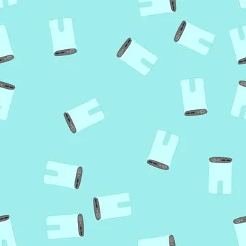 Seamless pattern cable power bank cartoon vector 库存插图