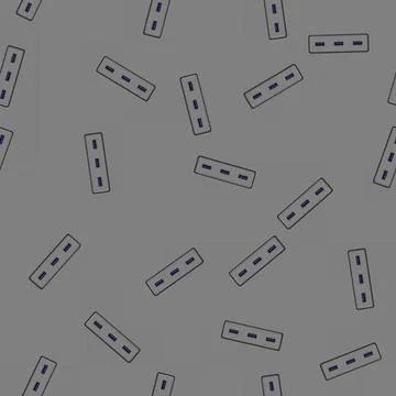 Seamless pattern cable usb hub cartoon vector Stock Illustration