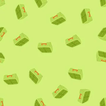 Seamless pattern caddies craft organizer cartoon vector イラスト素材