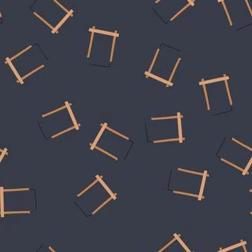 Seamless pattern cafe outdoor chalkboard cartoon vector Illustrazione stock