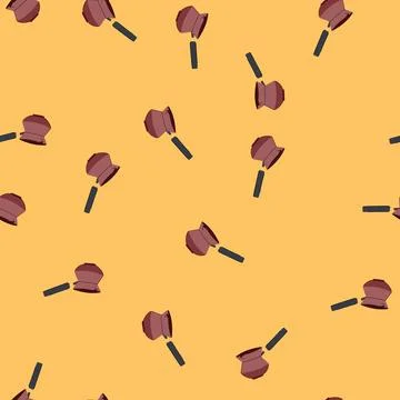 Seamless pattern cafe turkish cezve coffee cartoon vector Stock Illustration