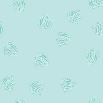 Seamless pattern cake meringue cartoon vector Stock Illustration
