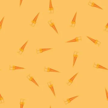 Seamless pattern calibration rain gauge cartoon vector Illustrazione stock