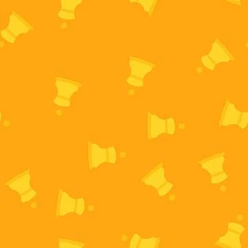 Seamless pattern call bell cartoon vector 库存插图