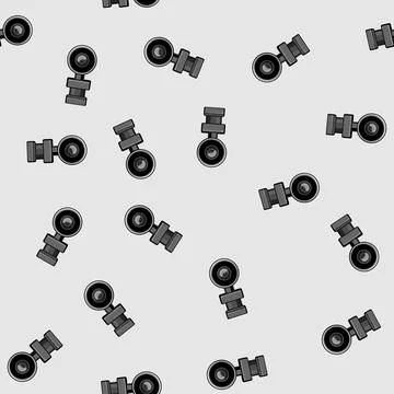 Seamless pattern cam web camera cartoon vector Stock Illustration