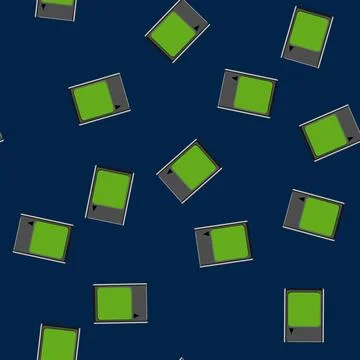 Seamless pattern camera memory card cartoon vector 库存插图
