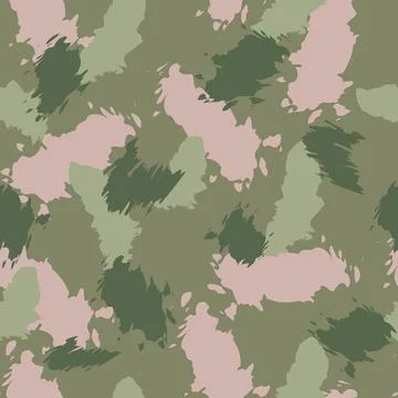 Seamless pattern with camouflage Stock Illustration