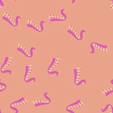 Seamless pattern camouflage octopus tentacle cartoon vector Stock Illustration