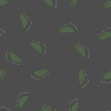 Seamless pattern camping cot camp cartoon vector Stock Illustration