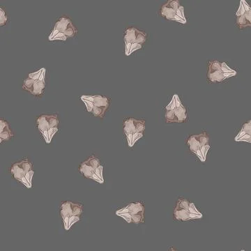 Seamless pattern can trash bag cartoon vector Stock Illustration