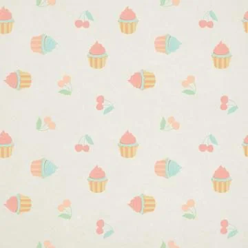 Seamless pattern with candies and sweets Stock Illustration