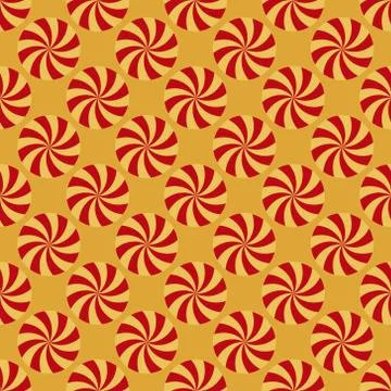 Seamless pattern with candies Stock Illustration