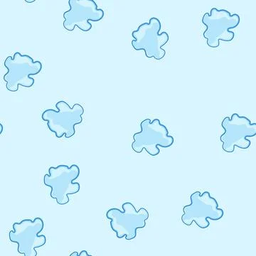 Seamless pattern candy bubble gum cartoon vector Stock Illustration