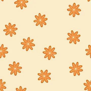 Seamless pattern candy gingerbread cartoon vector Illustrazione stock