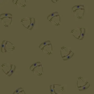 Seamless pattern cap beanie color icon vector 스톡 일러스트