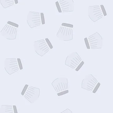 Seamless pattern cap chef hat cartoon vector Stock Illustration