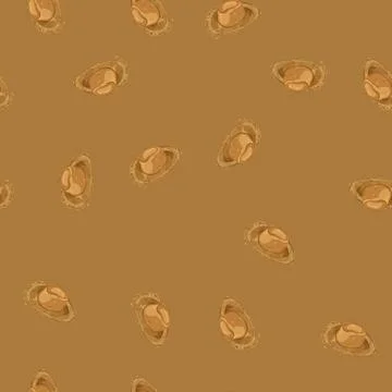 Seamless pattern cap straw hat cartoon vector 库存插图