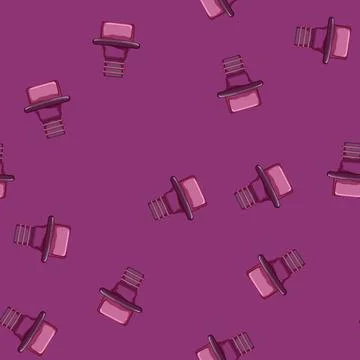 Seamless pattern cap wine cork cartoon vector Stock Illustration