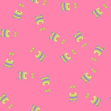Seamless pattern cap winter hat kid cartoon vector Illustrazione stock