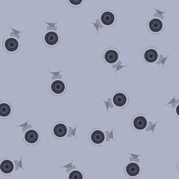 Seamless pattern capture web camera cartoon vector 库存插图