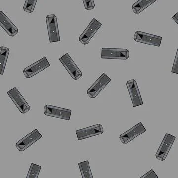 Seamless pattern car battery backup cartoon vector Stockillustratie